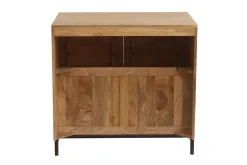 Meuble de salle de bain en bois manguier massif L80 cm YPSTER