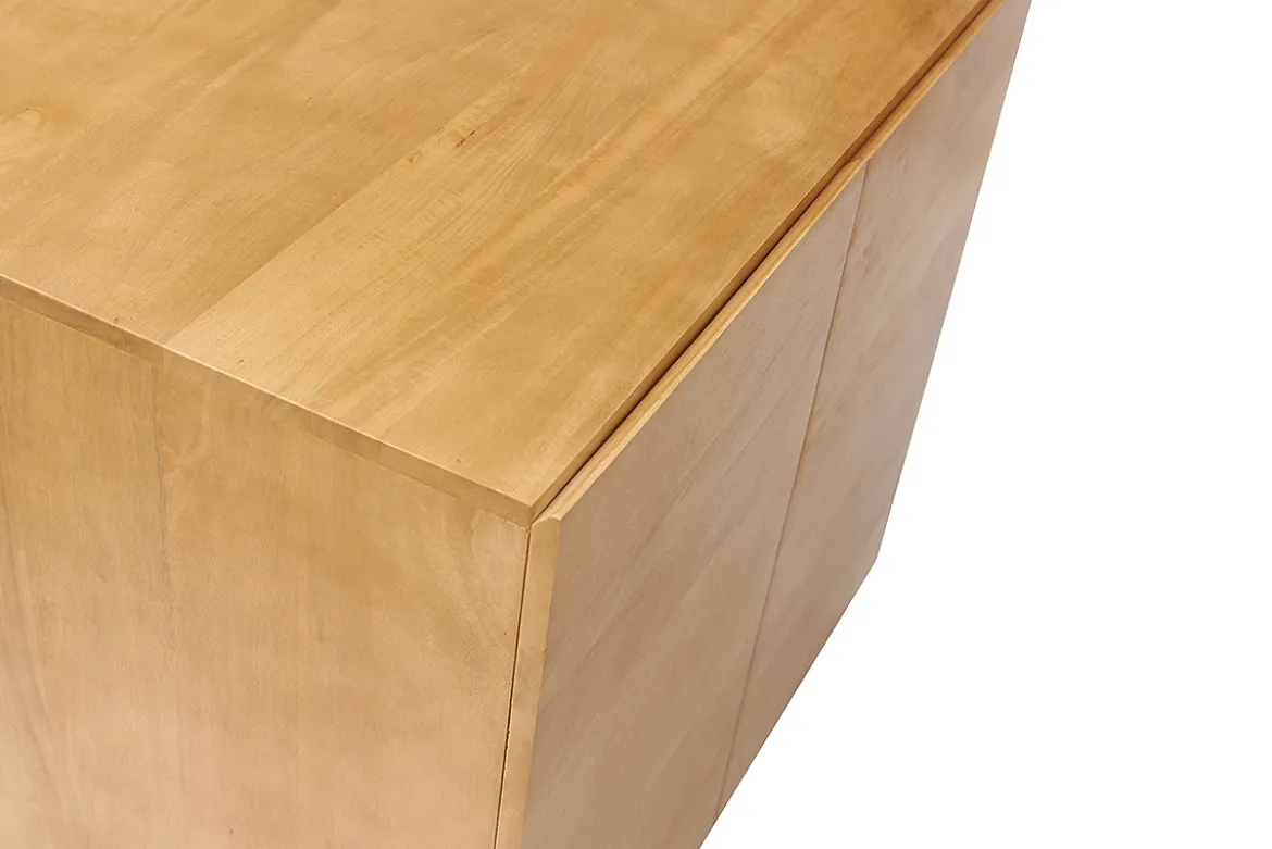 Meuble de salle de bain en bois manguier massif L80 cm YPSTER
