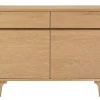 Meuble de salle de bain en bois chêne massif L120 cm ESTEBAN