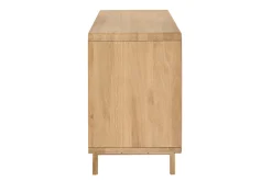 Meuble de salle de bain en bois chêne massif L120 cm ESTEBAN