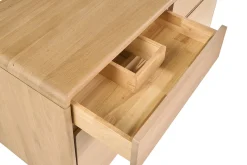 Meuble de salle de bain en bois chêne massif L120 cm ESTEBAN