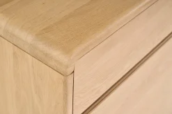 Meuble de salle de bain en bois chêne massif L120 cm ESTEBAN