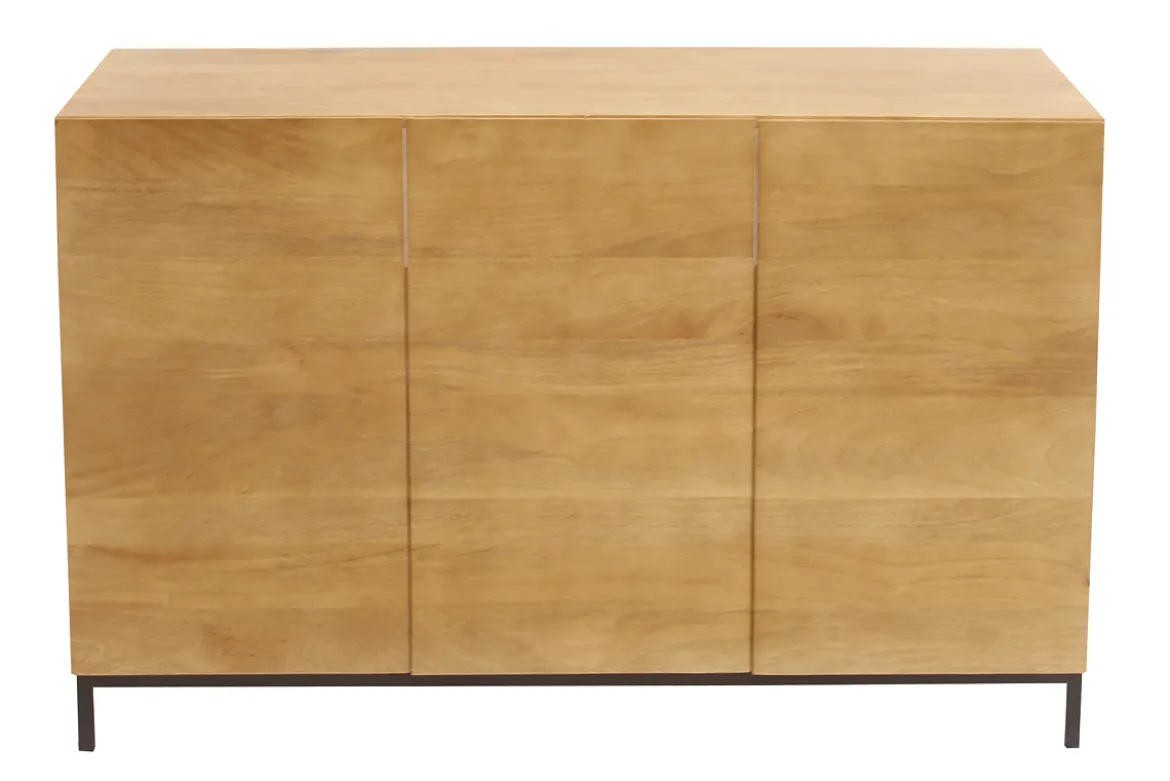 Meuble de salle de bain en bois manguier massif L120 cm YPSTER