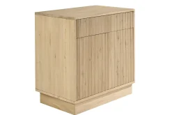Meuble de salle de bain en bois chêne massif L80 cm ALISTAIR