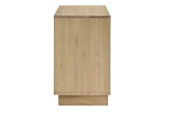 Meuble de salle de bain en bois chêne massif L80 cm ALISTAIR