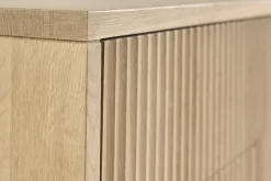 Meuble de salle de bain en bois chêne massif L80 cm ALISTAIR