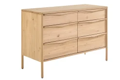 Meuble de salle de bain en bois chêne massif L120 cm MARIN