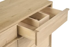 Meuble de salle de bain en bois chêne massif L120 cm MARIN