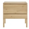 Meuble de salle de bain en bois chêne massif L80 cm JOSHUA