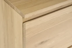 Meuble de salle de bain en bois chêne massif L80 cm JOSHUA