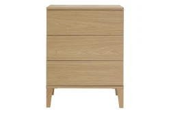 Meuble de salle de bain finition bois chêne L60 cm FREDDY