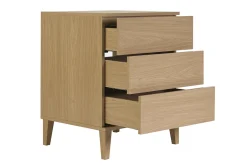 Meuble de salle de bain finition bois chêne L60 cm FREDDY