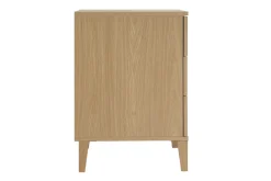 Meuble de salle de bain finition bois chêne L60 cm FREDDY