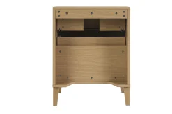 Meuble de salle de bain finition bois chêne L60 cm FREDDY