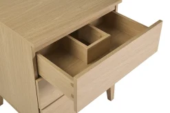 Meuble de salle de bain finition bois chêne L60 cm FREDDY