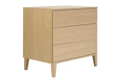 Meuble de salle de bain finition bois chêne L80 cm FREDDY
