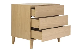 Meuble de salle de bain finition bois chêne L80 cm FREDDY