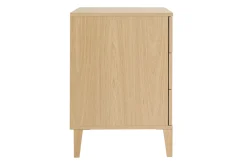 Meuble de salle de bain finition bois chêne L80 cm FREDDY