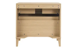 Meuble de salle de bain finition bois chêne L80 cm FREDDY