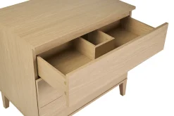 Meuble de salle de bain finition bois chêne L80 cm FREDDY