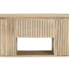 Meuble de salle de bain suspendu en bois manguier massif L110 cm BALDO