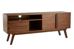 Meuble TV - Buffet vintage bois foncé noyer L160 cm VOLVER