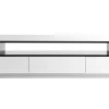 Meuble TV design blanc laqué brillant L200 cm LIVO