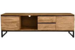 Meuble TV en bois massif L160 cm HOORN