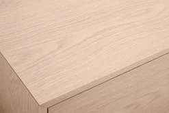 Meuble TV finition bois chêne avec niche ouverte L160 cm MANNY