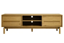 Meuble TV finition bois chêne L160 cm YSEULT