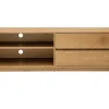 Meuble TV finition bois clair chêne 2 tiroirs L160 cm MADERO