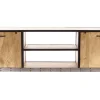 Meuble TV industriel en bois manguier massif L178 cm INDUSTRIA
