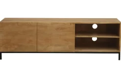 Meuble TV industriel en bois manguier massif et métal L145 cm YPSTER