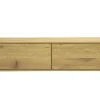 Meuble TV mural finition bois clair chêne L140 cm FLEXO