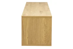 Meuble TV mural finition bois clair chêne L140 cm FLEXO