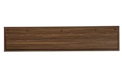 Meuble TV mural finition bois foncé noyer L140 cm FLEXO