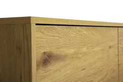 Meuble TV mural finition bois clair chêne L120 cm FLEXO
