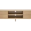Meuble TV scandinave bois clair chêne 4 tiroirs L180 cm FREDDY