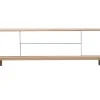 Meuble TV scandinave bois et blanc L180 cm SID