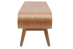 Meuble TV scandinave en bois clair 2 tiroirs L150 cm BALTIK