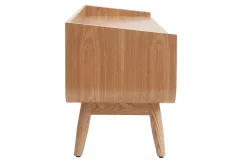 Meuble TV scandinave en bois clair L180 cm HALLEN