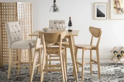 Paravent en bois clair motif ajouré 3 vantaux L133 cm AKKIKO