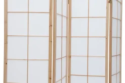 Paravent japonais en bois et papier de riz L176 cm IKUYO