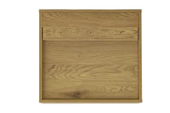 Rangement mural finition blanche et bois clair chêne L55 cm FLEXO