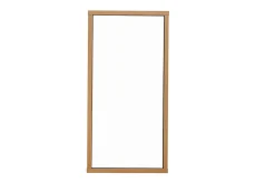 Rangement mural finition blanche et bois clair chêne L30 cm FLEXO