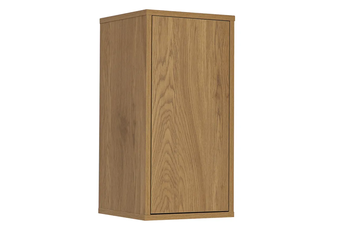 Rangement mural finition bois clair chêne L30 cm FLEXO