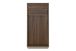 Rangement mural finition bois foncé noyer L30 cm FLEXO
