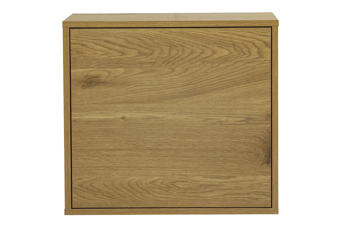 Rangement mural finition bois clair chêne L55 cm FLEXO