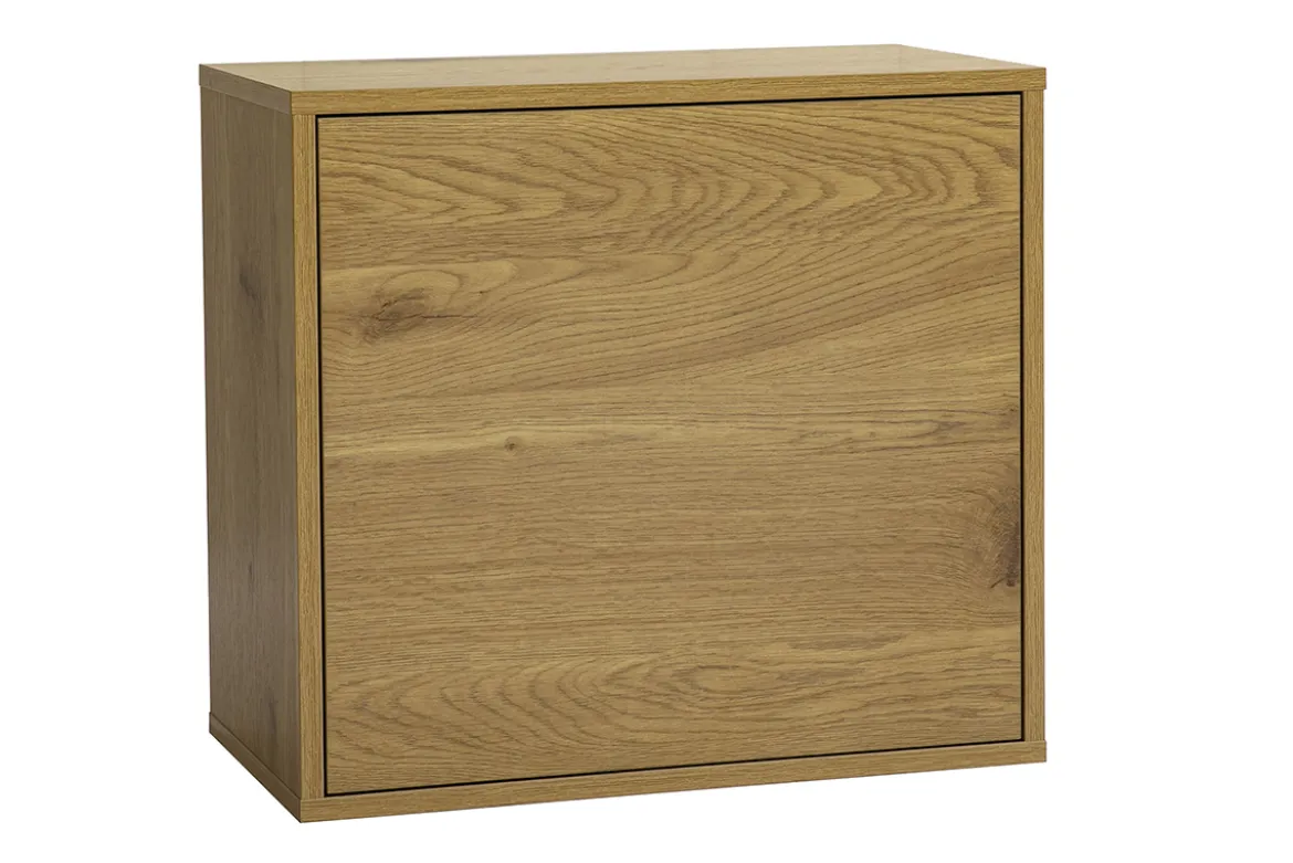 Rangement mural finition bois clair chêne L55 cm FLEXO