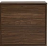 Rangement mural finition bois foncé noyer L55 cm FLEXO
